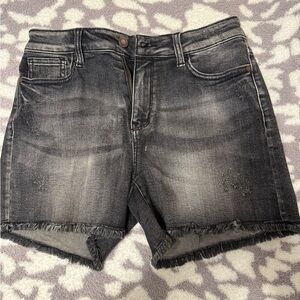 Judy Blue Black Denim Shorts | Medium | Super Stretch | NWT
